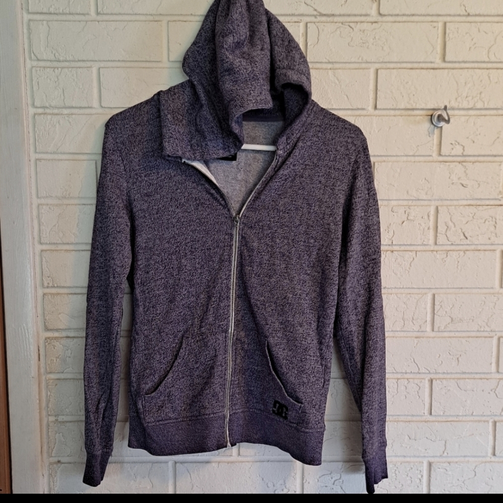 DC Purple hoodie sweatshirt, small